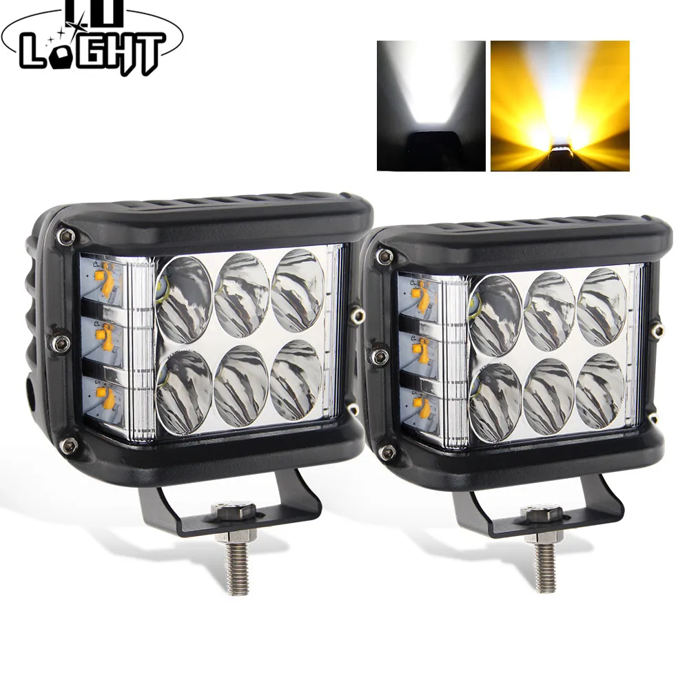 Светодиодный Рабочий фонарь CO LIGHT 4 дюйма 72 Вт 12 В 7D светодиодная фара для