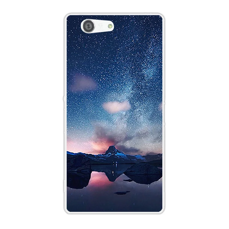 for Sony Xperia Z3 Compact Mini D5803 D5833 Soft TPU Cases Clear Silicone Bizarre Back Cover Coque |