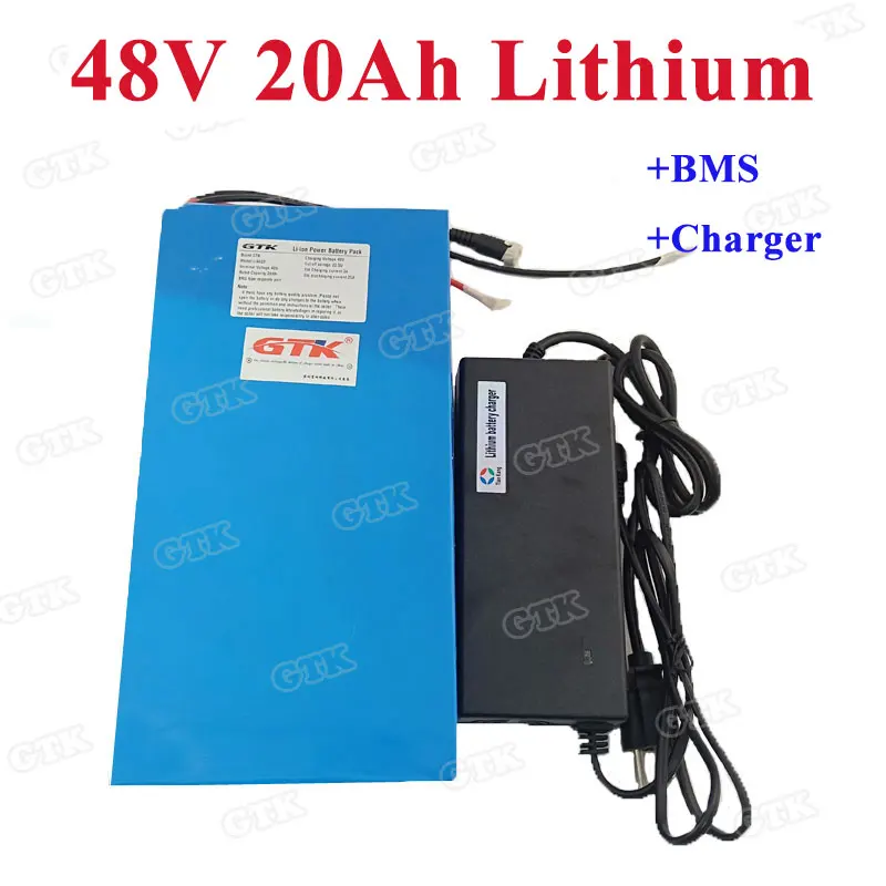 Горячая продажа GTK 1500W 48v литий ионный аккумулятор 20Ah батарея для электрического