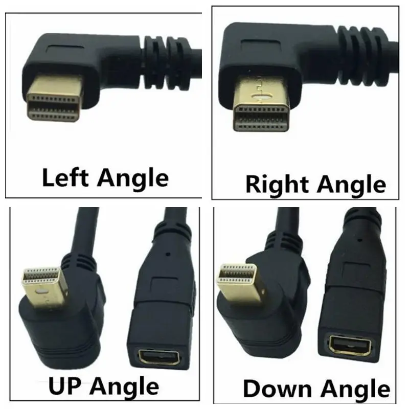 

30cm Thunderbolt Mini DisplayPort Female To Male Male Adapter Converter For MacBook Pro Air Surface Pro3 Pro2 NEW TOSHIBA