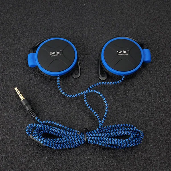 Наушники Shini Q940, 3,5 мм, гарнитура, Заушник, наушники для Mp3 плеера, компьютера, мобильного телефона, наушник для телефона - Цвет: Синий