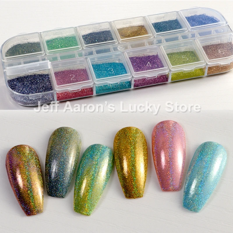 12 цветов зеркальный ногтевой порошок супер блеск для ногтей блестки красное