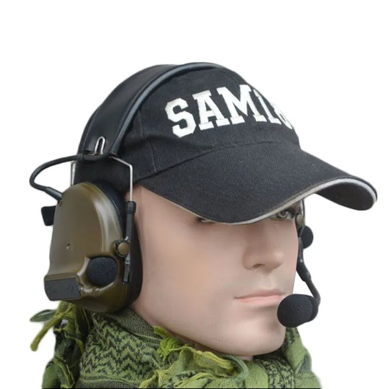 TCA Tactical ComTac III Single Com звукосниматель шумовая гарнитура для три Харриса стандартная