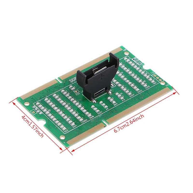 

DDR3 Memory Slot Tester Card with LED Light for Laptop Motherboard Notebook