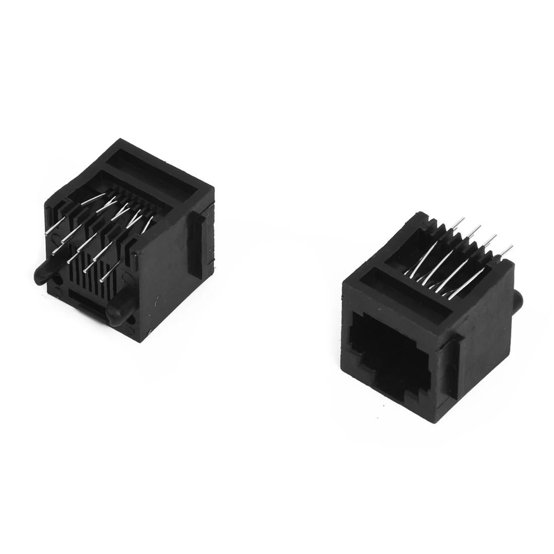 Новый 30 шт. неэкранированный RJ45 8P8C сетевой модульный разъем PCB разъемы черный |