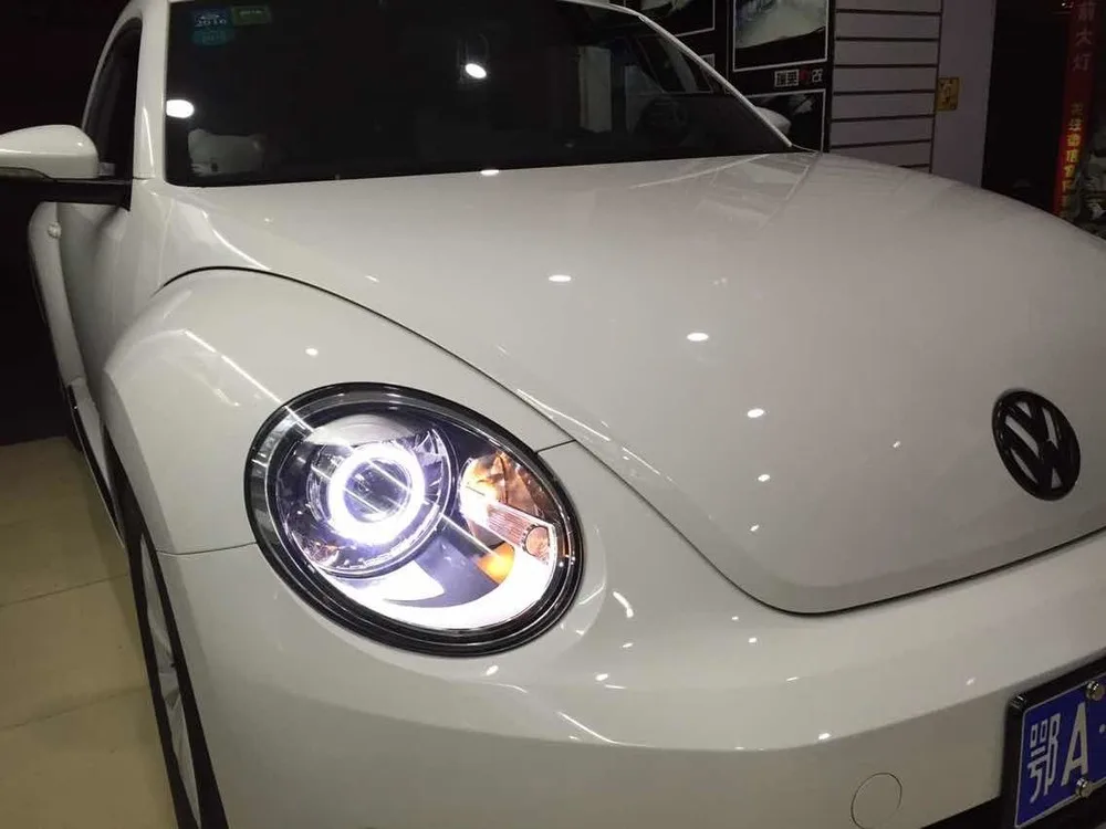 VW Beetle фары пленка