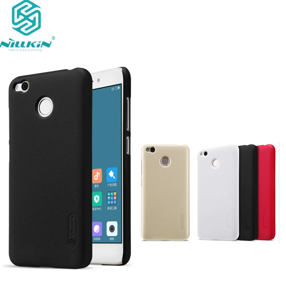 XiaoMi redmi 4X case Pro cover NILLKIN Super Frosted Shield hard matte back free screen protector for 4 X |