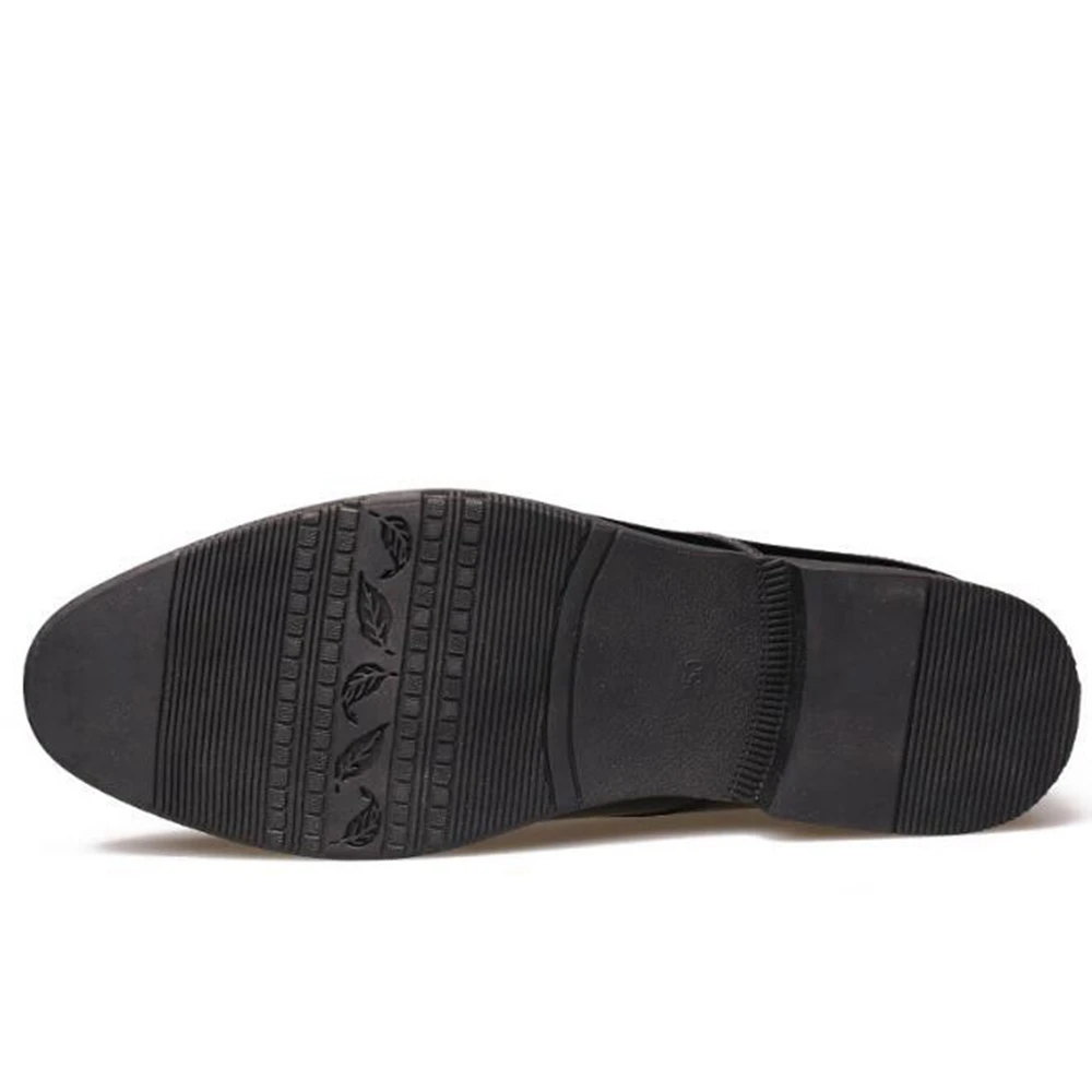 QFFAZ New Spring Fashion Oxford Business Men Shoes Genuine Leather High Quality Soft Casual Breathable Men's Flats man | Обувь