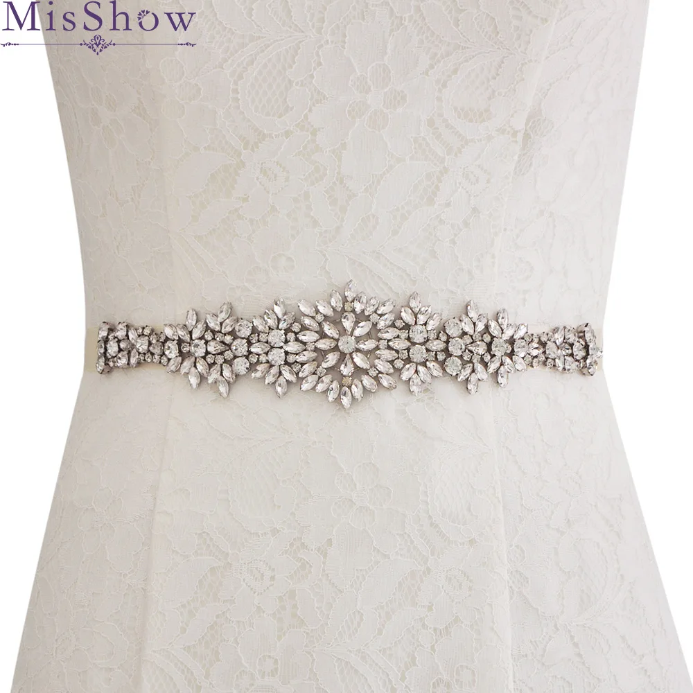 

Пояс Стразы Свадебный атласный с красными кристаллами, аксессуары для свадебного платья, пояс с лентой для свадебного платья, бального плат...