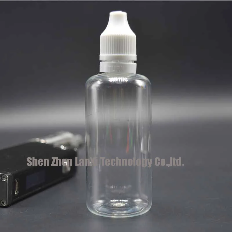 Plastic Liquid Bottle Needle Empty 60ml Soft PET Dropper Bottles with Childproof Cap for E | Красота и здоровье