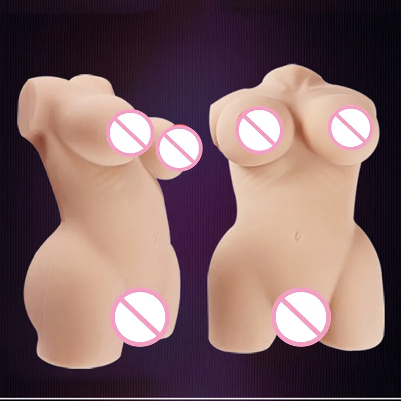 Секс кукла полубоди 3D прочная из термопластичного каучука с металлическим