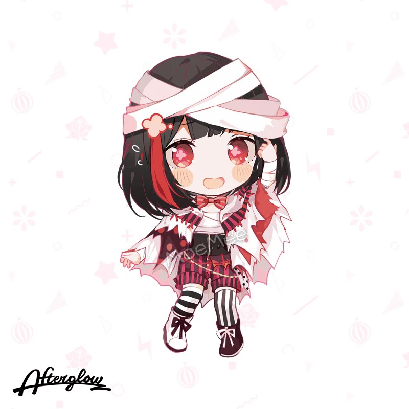 Аниме игра BanG Dream! Afterglow Ran Mitake Moca Aoba Tsugumi Hazawa акриловый брелок для косплея подвеска