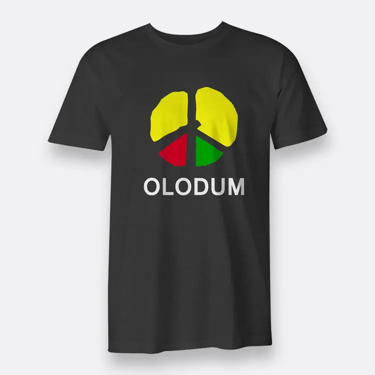 Olodum бразильский черная футболка Для мужчин тройник карнавальный сезон Размеры S