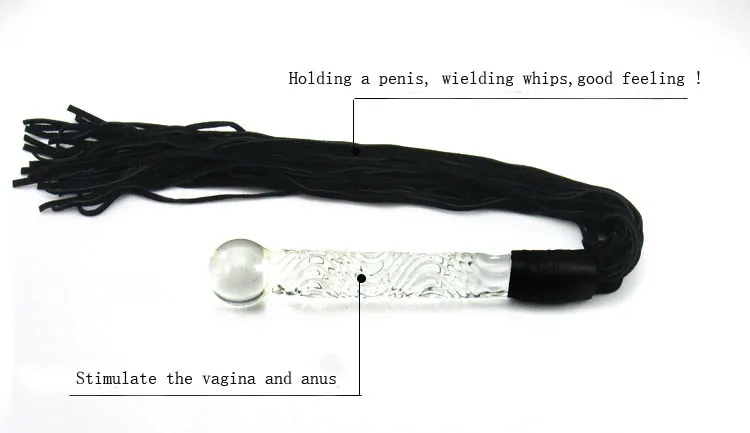 Ресница из натуральной кожи для геев и лесбиянок стеклянный фаллоимитатор