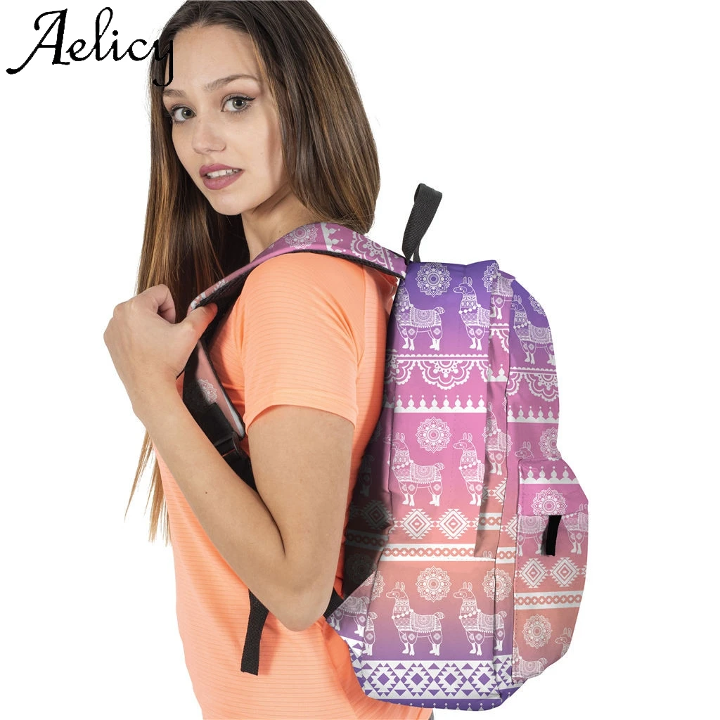 Aelicy новая сумка из альпаки Ткань Оксфорд 3D цифровая печать Взрывные Модели