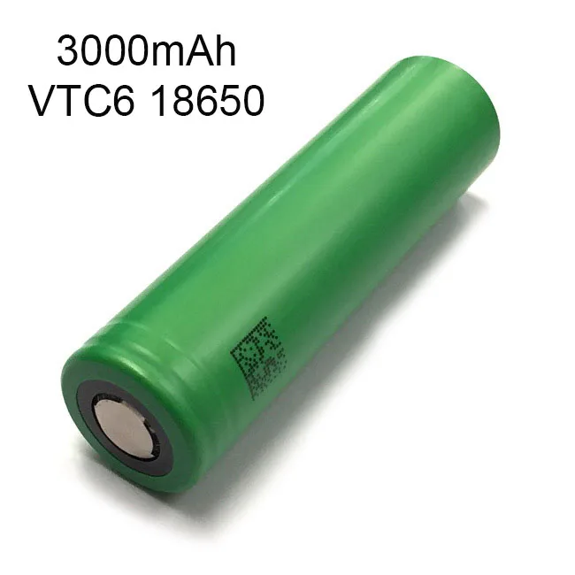 Оригинальный аккумулятор VTC6 18650 для SONY 2 шт. перезаряжаемые литий-ионные батареи с