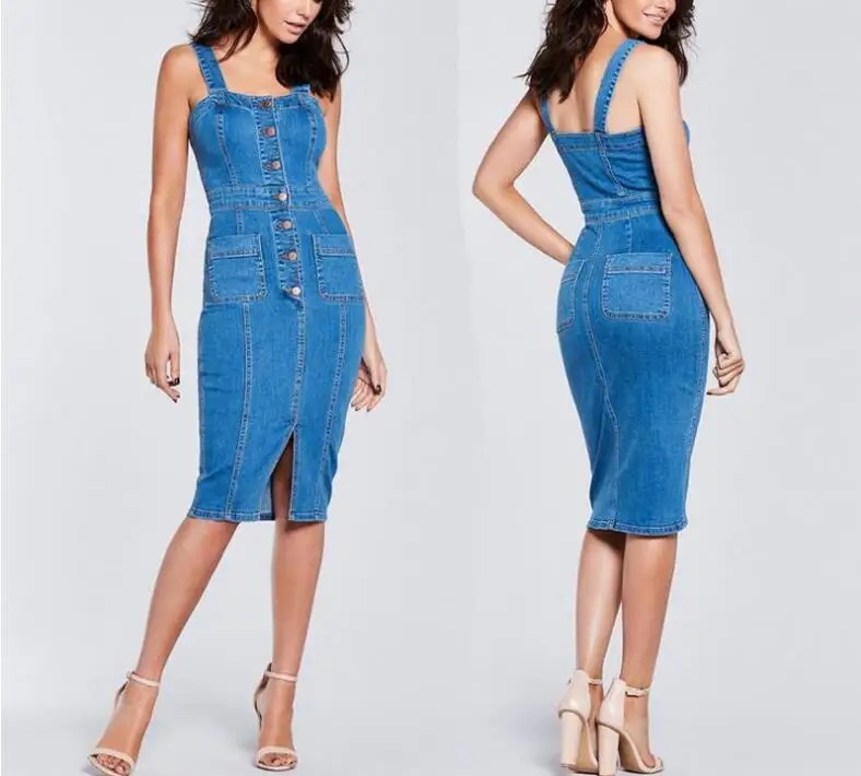 Осеннее облегающее платье средней длины с открытой спинкой женское карманами на