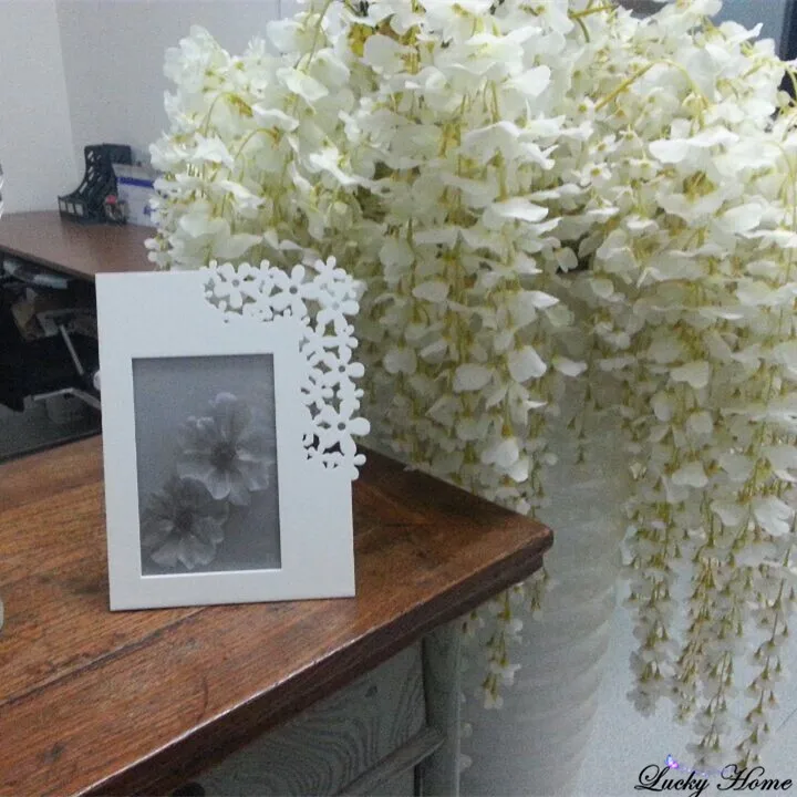 Белая резьба Проколотая фоторамка европейский стиль домашний декор пластик porta