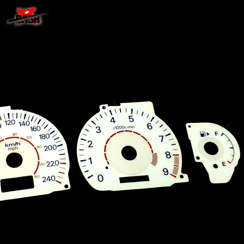 DASH EL Glow Gauge Для Galant Sei 1998 обратное свечение белое лицо голубое зеленое