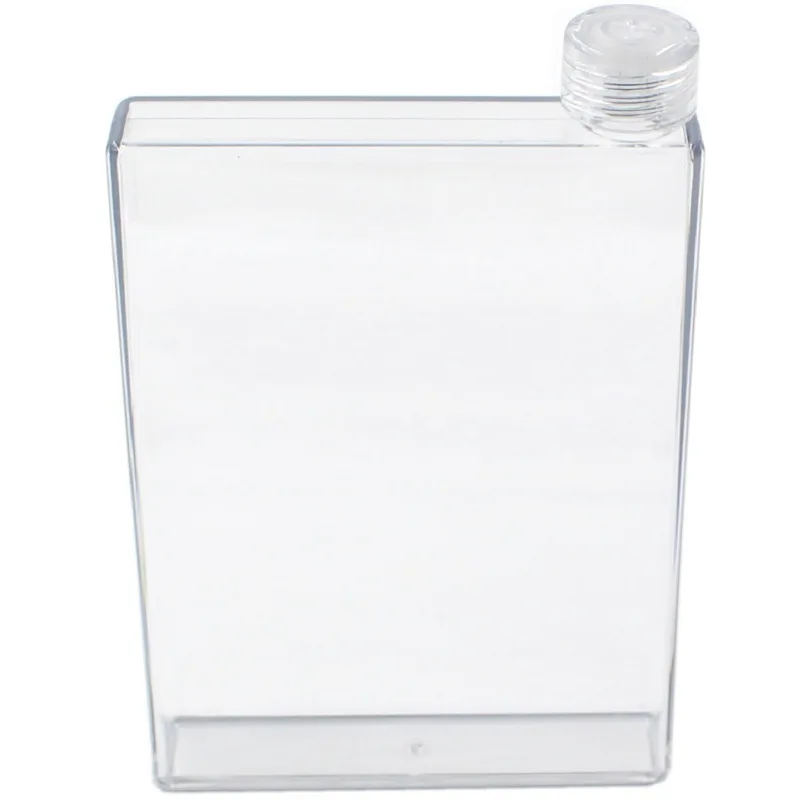 Новый A5 ноутбук 450 мл бумаги квадратная плоская фляга для воды творческий