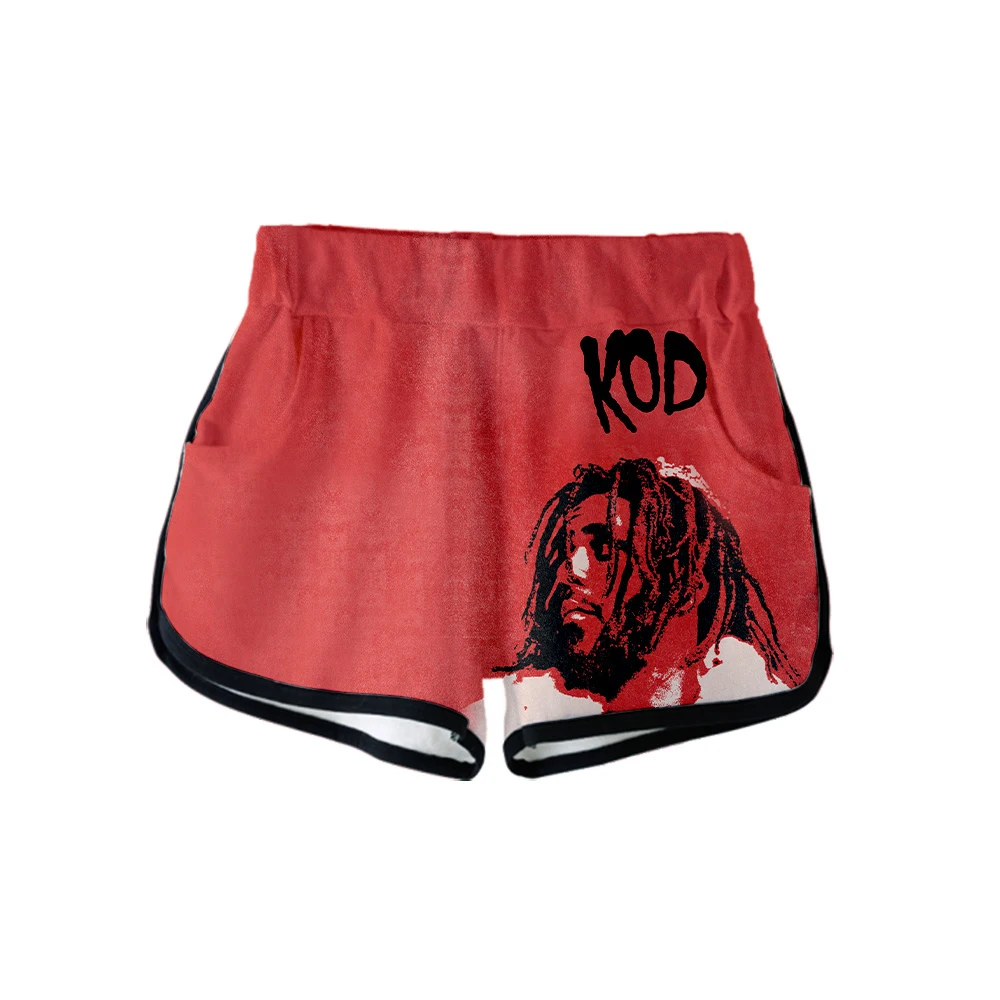 J.Cole новый альбом код 3D печатных шорты для женщин 2019 модные в уличном стиле Лидер