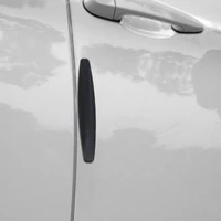 4pcs car carbon fiber body bumper strip car universal bumper bumper strip door bumper strip scratch resistant strip