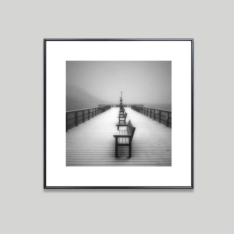 

Modern painting Nordic decorative painting bedroom paintings restaurant office black and white photography landscape paintings