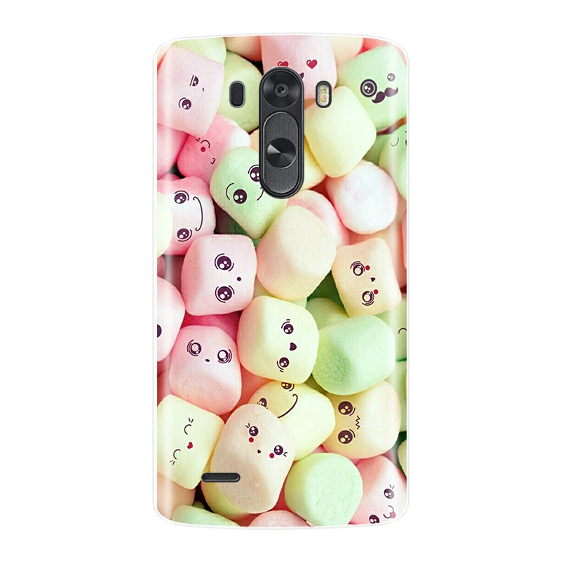 Чехол для телефона для LG G3, Мягкий Силиконовый ТПУ чехол с милым котом и цветами для LG G3 D850 D851 D855, чехол