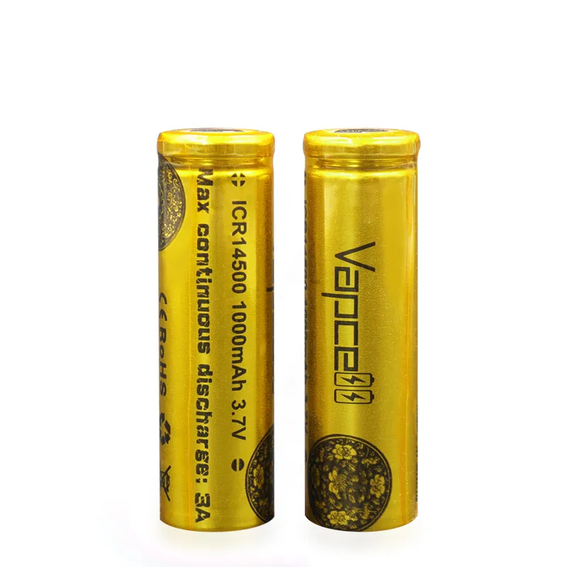 Vapcell 2 шт. ICR 14500 1000 мАч 3A литий-ионная аккумуляторная батарея с Nitecore Новый I2 Digi
