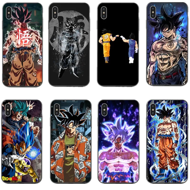 Силиконовый чехол накладка Dragon Ball Z Super Goku Vegeta DBS для iphone X 6 S plus 7 8 5 5S SE XS MAX
