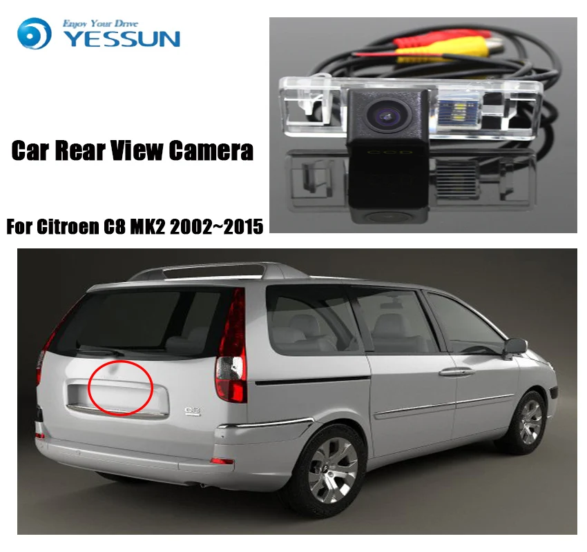 

YESSUN для Citroen C8 MK2 2002 ~ 2015 Автомобильная камера заднего вида для парковки заднего вида HD CCD ночное видение + высокое качество