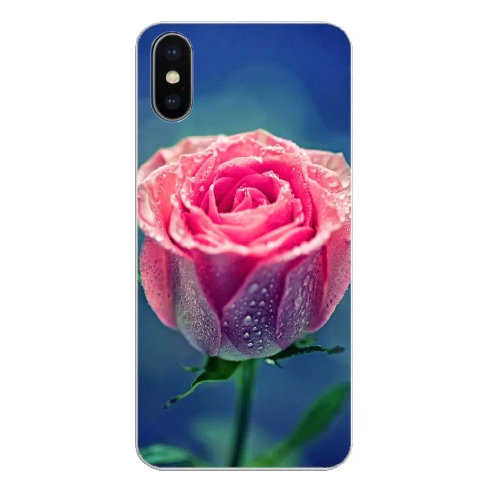 Для Xiaomi Mi A1 A2 5X 6X 8 lite SE Pro Max Mix 2 2S 3 Mi5 Mi5S прозрачные мягкие чехлы Чехлы Цветы садовые