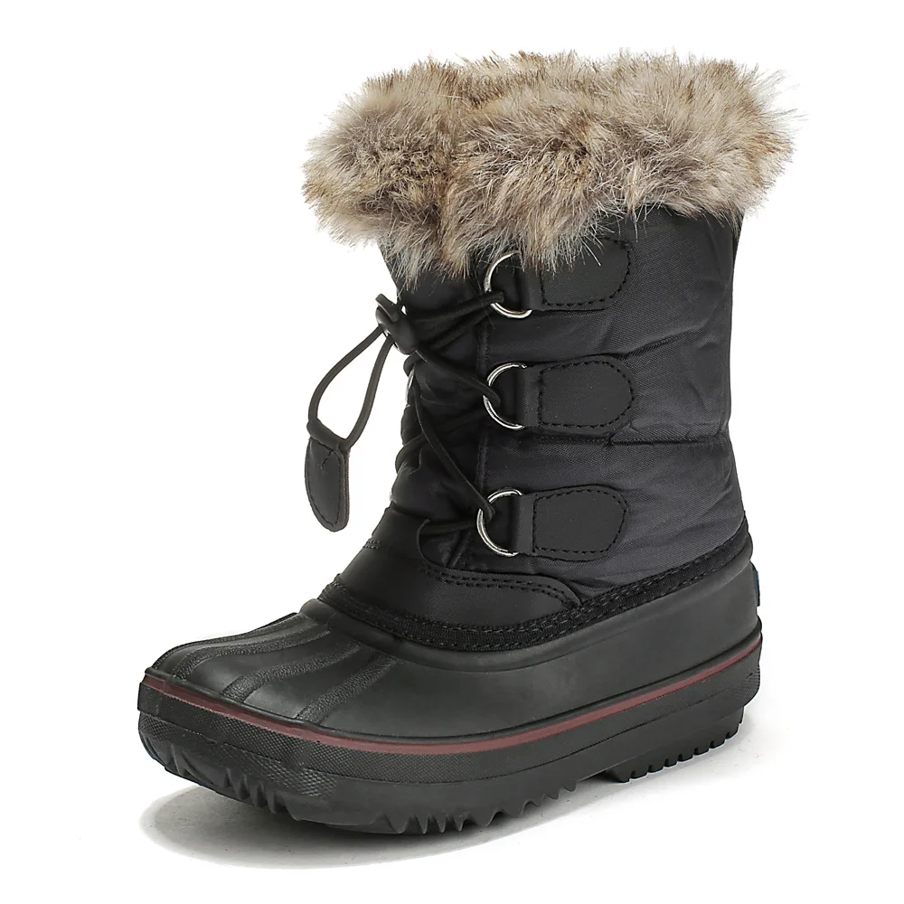 Зимние сапоги для девочек и мальчиков теплые зимние до середины икры с плюшевой
