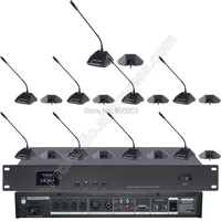 pro 1 host 1 chairman 16 delegate high end wired conference microphone system classical mic for meeting room