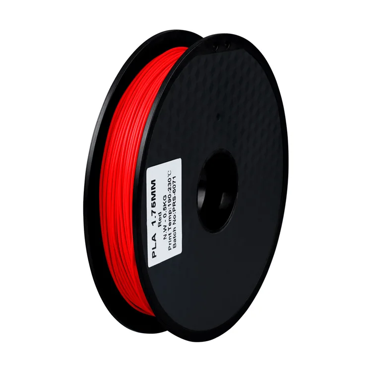 New 3D printer 1.75 mm 0.5KG PLA 3D printer Filament 3D Printing Materials Hot sale Best prise High quality in china 12 colour - Color: Red