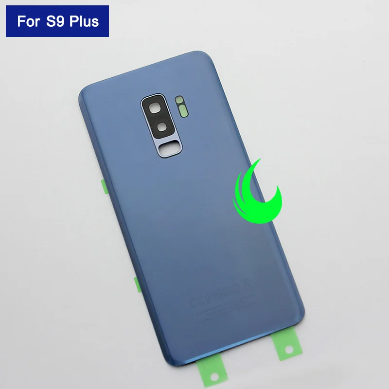 Задняя крышка батарейного отсека для Samsung Galaxy S9 G960 Plus G965 задний стеклянный корпус