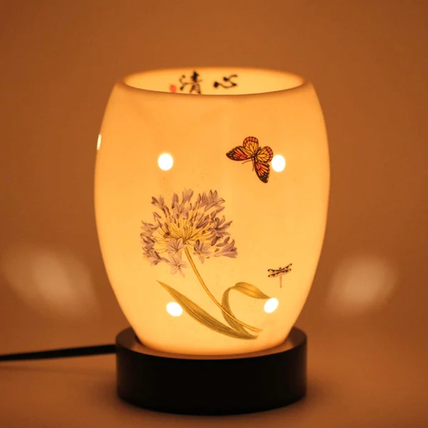 Керамическая лампа для ароматерапии спальни бесшумный увлажнитель