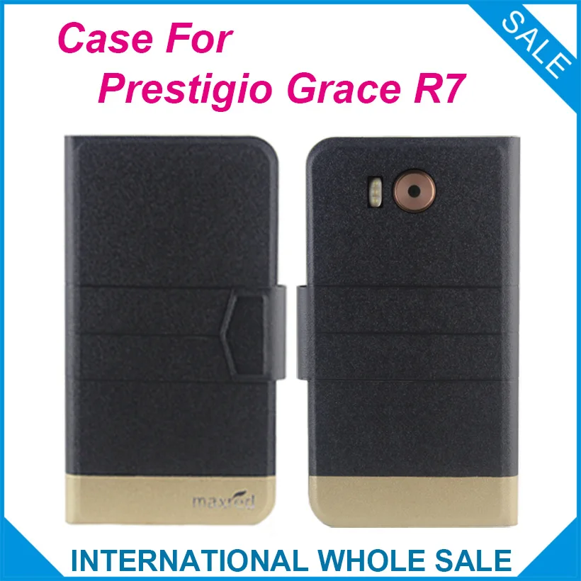 5 цветов супер! Prestigio Grace R7 чехол 2017 модная деловая магнитная застежка