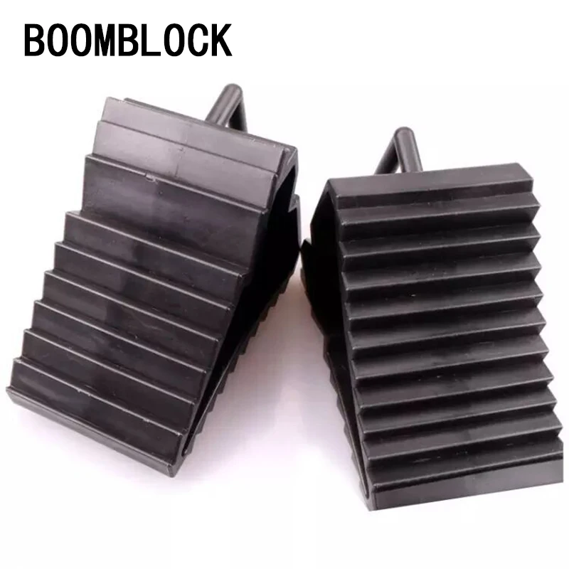

BOOMBLOCK Car Rubber Stop Slip Control Tire Triangle Pad For Mazda 6 CX-5 Ford Mondeo Kuga Fusion Ecosport Chevrolet Cruze Aveo