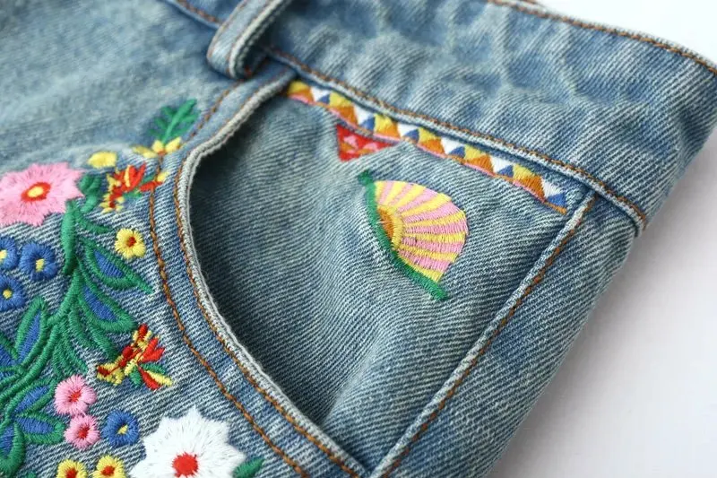 Вышитые ковбой моды костюм женский новый ультра-США Богемский ветер вышитые