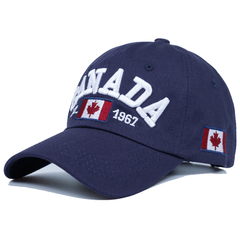 Хлопок Gorras канадский бейсбольный Кепка Флаг Канады Кепка Snapback Регулируемая Мужская Бейсболка s бренд Snapback Кепка