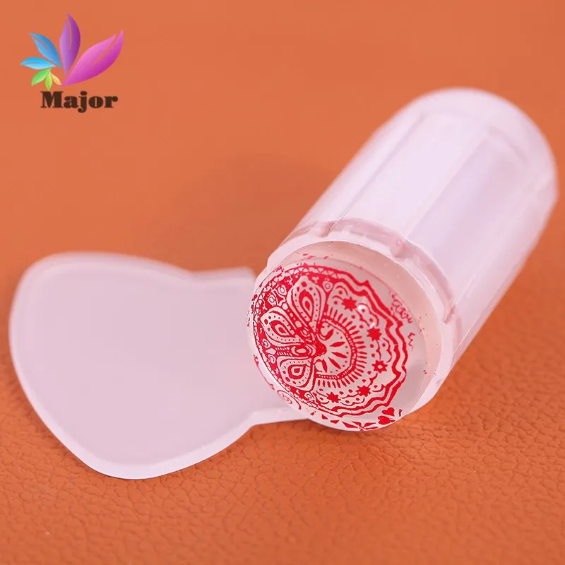 Молочно белый чистый 2 шт./компл. прозрачный желе для дизайна ногтей Stamper