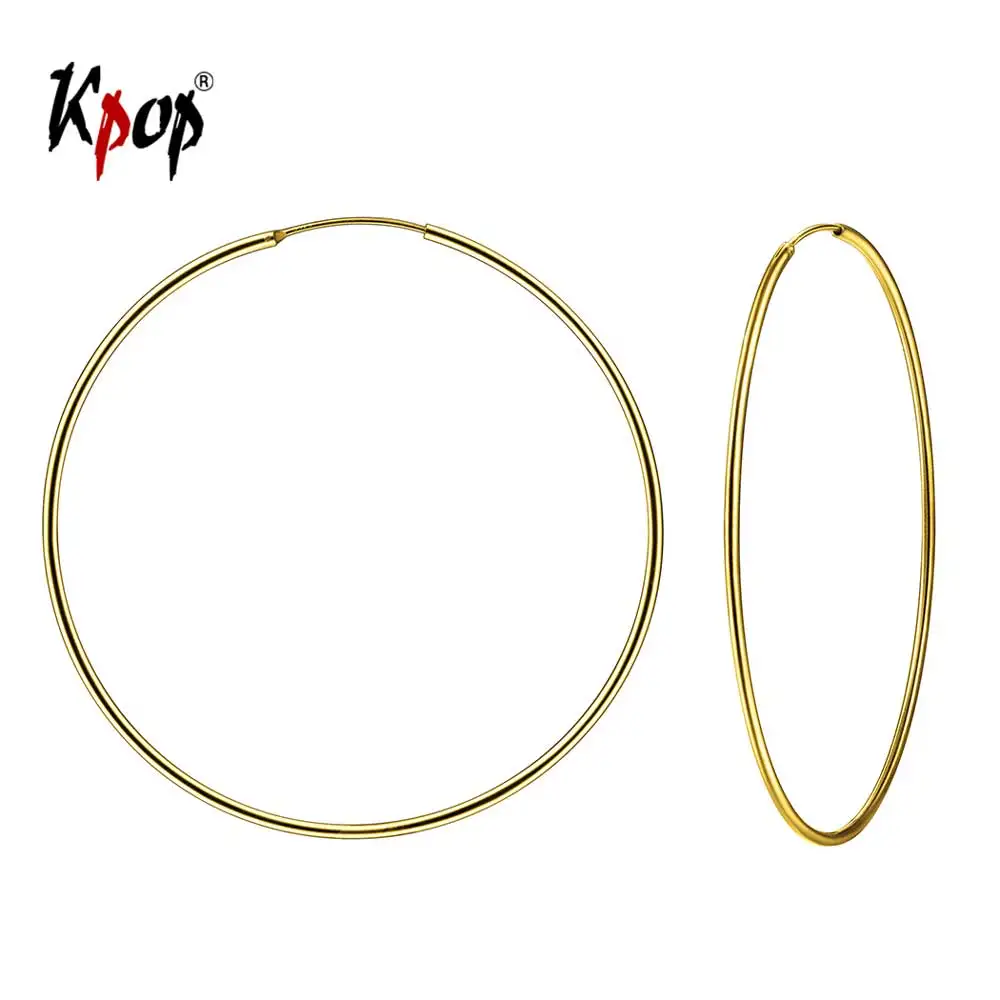 Kpop серебряные серьги минималистичные Простые Ювелирные изделия из желтого