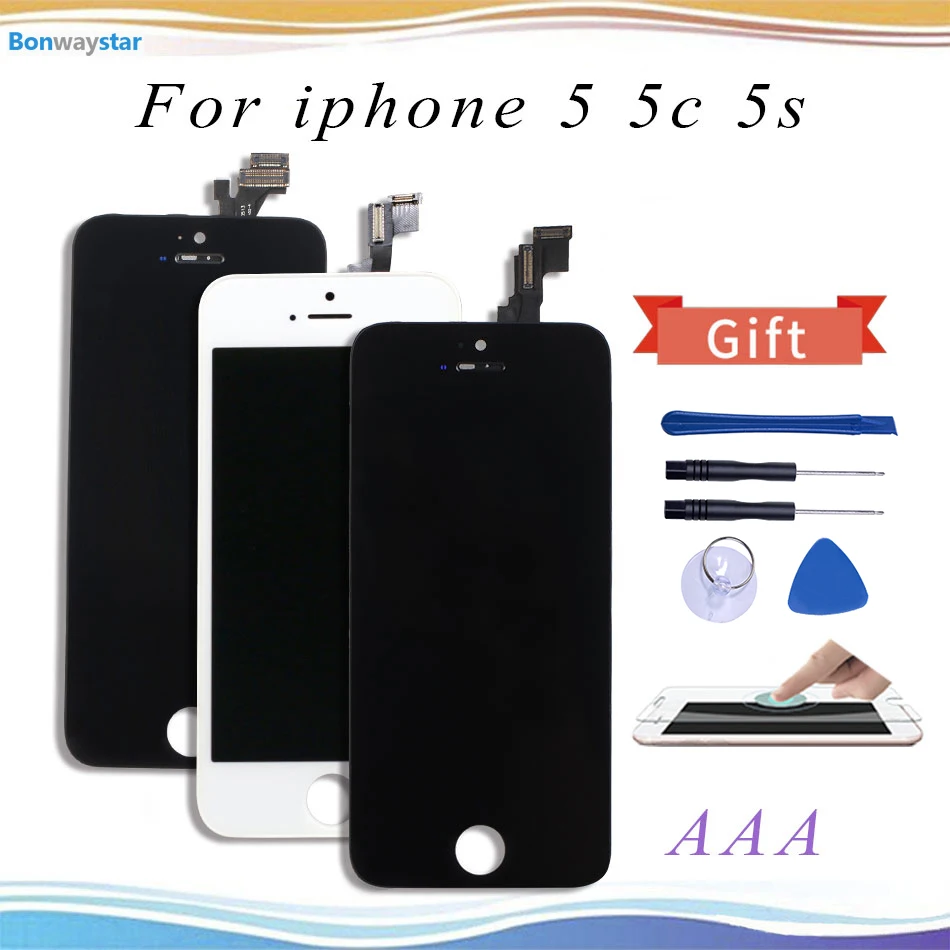 Высококачественный сенсорный экран для iPhone 5 5S ЖК-дисплей с дигитайзером в сборе