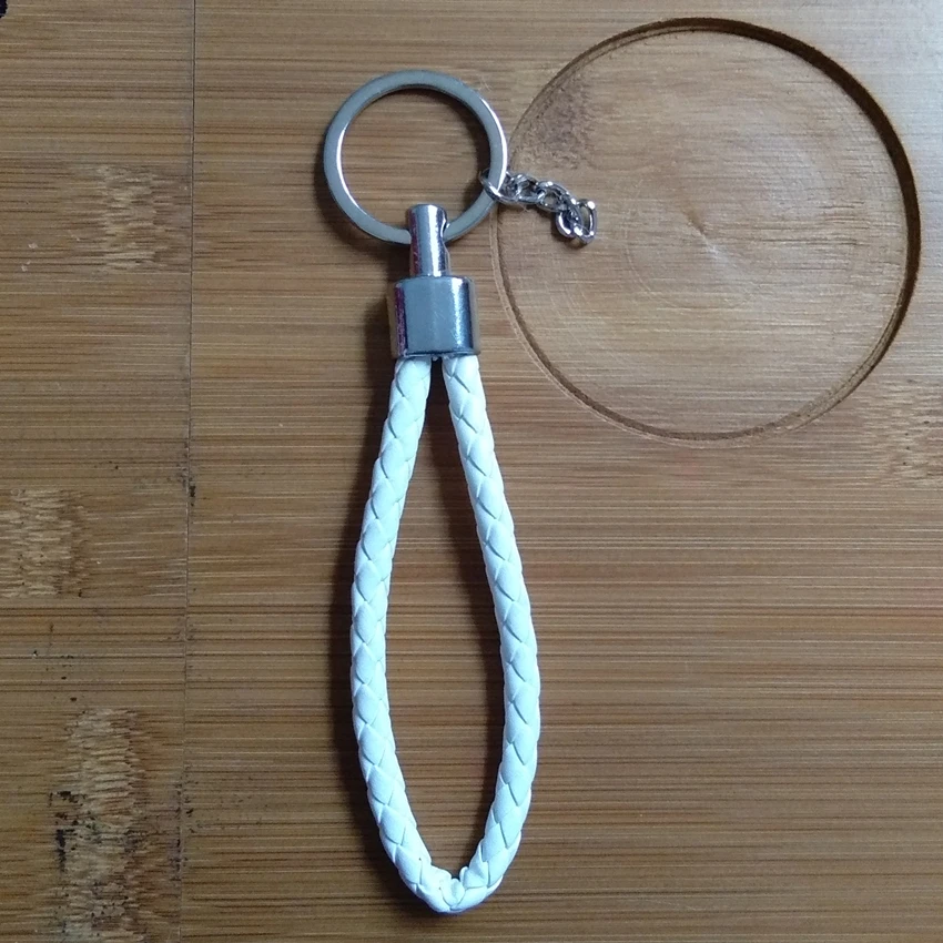 Кольцо для ключей ручной работы из кожи ювелирные аксессуары сделай сам