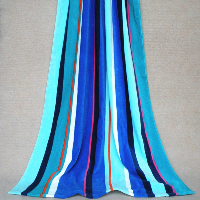 Горячая Распродажа 100% хлопок полосатый черный белый реактивной печати Sheared