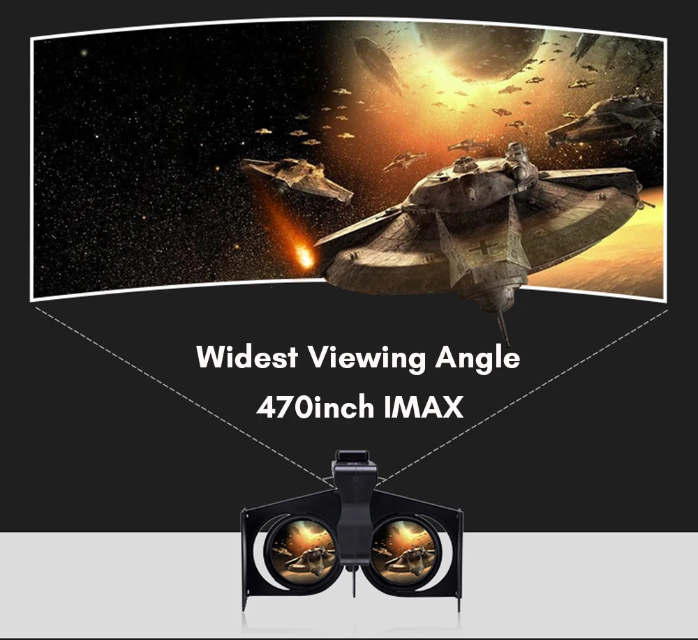 XIAOWU VR раза V1 Google Cardboard коробка Портативный складной виртуальной реальности 3D очки