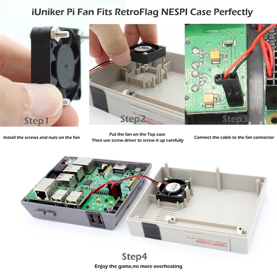 Raspberry Pi вентилятор маленький Компьютерный Вентилятор Raspberry Pi Вентилятор охлаждения 30x30x7 мм Бесщеточный вентилятор охлаждения процессора для Raspberry Pi 3 B