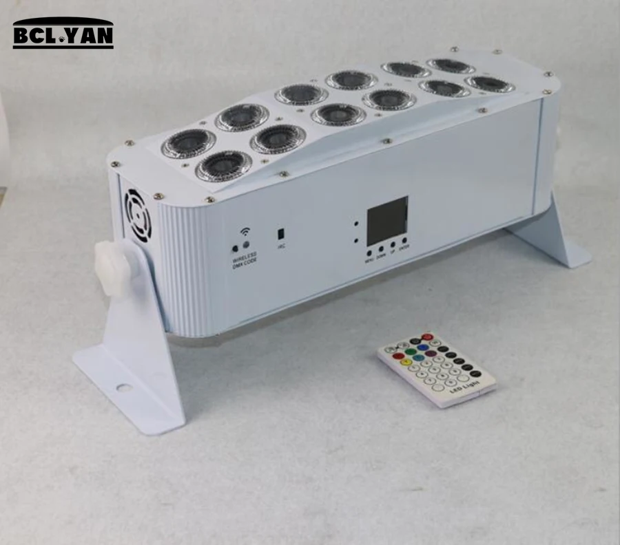 Новый сценический свет 12*18 Вт RGBWA УФ беспроводной dmx светодиодный аккумулятор