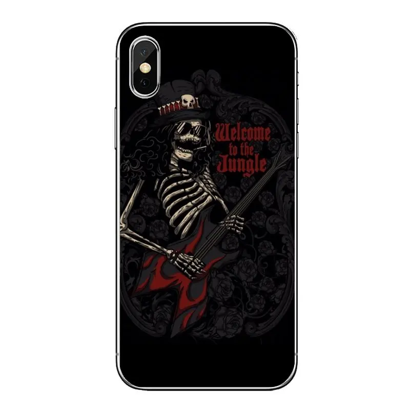 Для Nokia 2 3 5 6 8 9 230 3310 1 7 Plus мягкий прозрачный корпус крышки guns n roses музыкальная